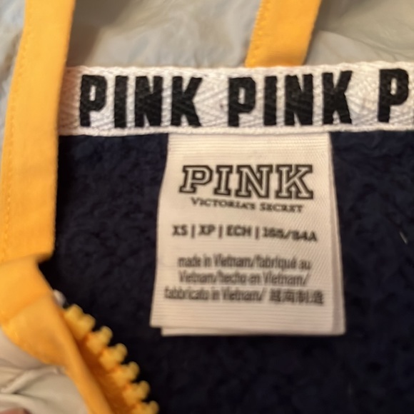 Pink By Victorias Secret Half Zip Sherpa - Picture 4 of 5